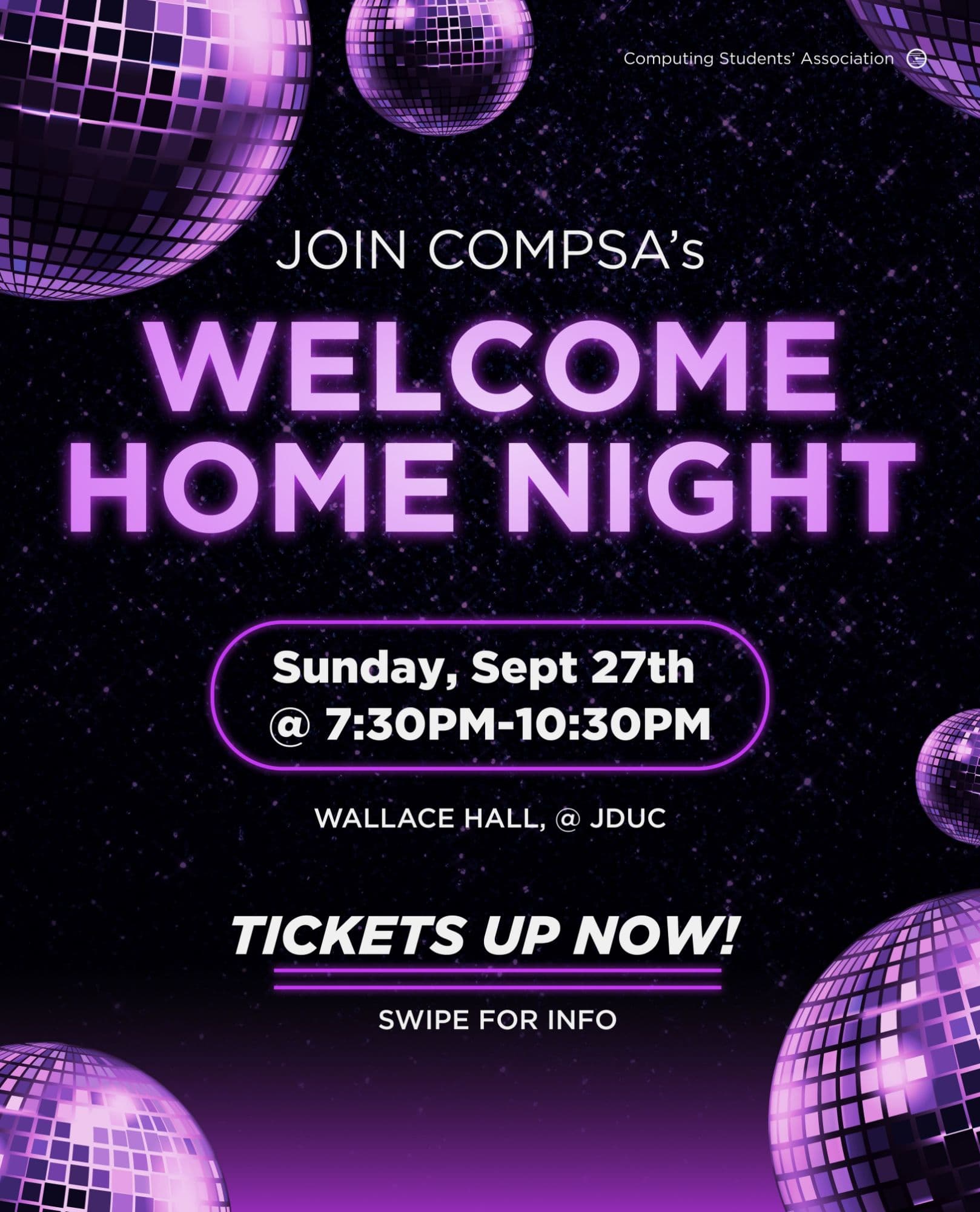Welcome Home Night poster